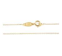 Monde Petit Chaine Or jaune 18 Carats (50 cm) - Coffret cadeau - Certificat de garantie