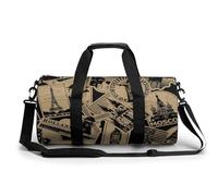 Monde Rural Sac De Sport Gym Sac De Voyage Sac Week-End Duffel Bag pour Camping Randonnée Voyage 45x23x23cm