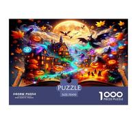 Monde Sorcier Puzzle De 1000 Pièces pour Adultes Et Enfants À Partir De 12 Ans Jeu Cadeau Unique Divertissement Créatif Cadeau Classiques Décoration De La Maison 70x50cm/1000pcs