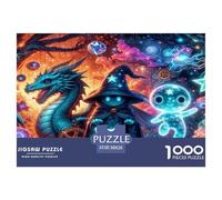 Monde Sorcier Puzzle De 1000 Pièces pour Adultes Et Enfants À Partir De 12 Ans Jeu De Patience Et De Réflexion Divertissement Créatif Cadeau Classiques - Activité Familiale Parfaite 38x26cm/1000pcs