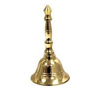 Monde spirituel de cadeau de Noël : Petite table en laiton Cloche d'appel d'autel, Bell, prière Bell, hindou Pūjā Diwali Laxmi Pūjā Ārtī