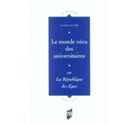 MONDE VECU DES UNIVERSITAIRES