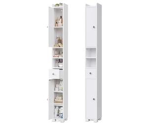 Mondeer Armoire Haute de Salle de Bain 20 cm pour Petits Espaces