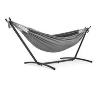 Mondeer - Hamac sur Pied,avec Support,double extérieur, Avec Sac de Transport Portable, pour Balcons, terrasses , Gris