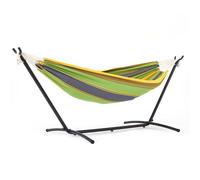 Mondeer - Hamac sur Pied,avec Support,double extérieur, Avec Sac de Transport Portable, pour Balcons, terrasses ,Vert