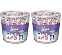 MONDELEZ Milka Tubo Mini Père Noël 1,540 kg 1 Unité (Lot de 2)