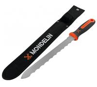 MONDELIN - Couteau pour matériaux d' isolation - Double denture 36 cm - Pour la coupe de la laine de verre, laine de roche, chanvre.