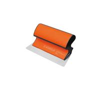 Mondelin - Ergolame rigide inox - Lissage 250 mm - Lame pliée pour rectitude et souplesse - Poignée ergonomique bimatière - Pour réalisation des enduits de finition, de décoration.