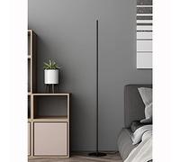 Mondern LED Floor lamp Vertical Strip Round Stick Floor Light Bedroom Art Decor Living Room Atmospheric Floor Lamp Light Fixture (Body Color : Dimming Lampshade Color : B) (F Dimming)