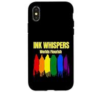 Mondes d’Encre Imaginatifs et Création de Récits Coque pour iPhone X/XS