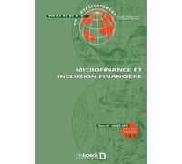 Mondes en développement 2019/1 - 185 - Microfinance et inclusion financière