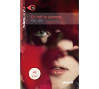 Mondes en VF - Un cerf en automne - Niv. B1 - Livre + audios - Eric Lysoe - Didier - broché - Méthode de langue