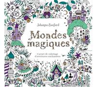 Mondes magiques Carnet de coloriage d'aventures enchantées - Johanna Basford - Marabout - broché - Livre-jeu