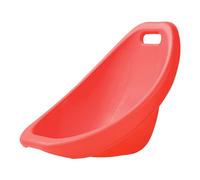 MONDEX Chaise à Bascule pour Chambre d'enfant, Chaise de Sol Ergonomique avec Support Dorsal, Chaise de Lecture sensorielle pour Enfants autisme, Chaise oscillante intérieure et extérieure,Rouge