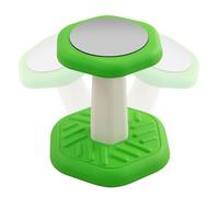 MONDEX Tabouret oscillant pour Enfants, siège Flexible de 14 po pour Les salles de Classe préscolaire et élémentaire, améliore la Concentration, la Posture et Le TDAH/ADD, Chaise à Bascule,Vert