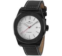 Mondia Swiss Made MS-730-BK-11SL-CM - Homme - 44 mm - Quartz - Verre saphir