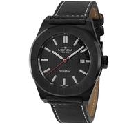 Mondia Swiss Made MS-730-BK-13BK-CM - Homme - 44 mm - Quartz - Verre saphir