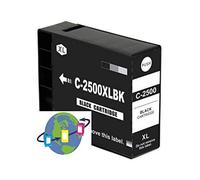 Mondial Cartouche - PGI-2500 BK XL Cartouche d'encre Compatible Canon - Noir - PGI-2500 BK XL