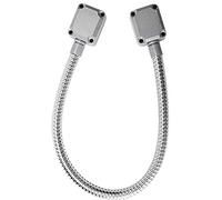 MondialPro Gaine de Passage en Acier Inoxydable, Conduit Électrique, Argenté, 10 mm, 56 cm