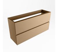 Mondiaz ADA Meuble sous lave-mains - 100x30x50cm - 2 tiroirs - softclose - Oro F56106OroGeen