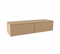 Mondiaz ALAN MODULE Meuble sous vasque - 130x45x30cm - 2 tiroirs - push to open - Oro A45255Oro