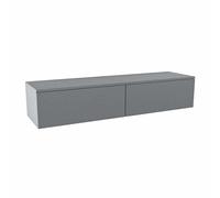 Mondiaz ALAN MODULE Meuble sous vasque - 150x41x30cm - 2 tiroirs - push to open - Plata A45295Plata