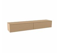 Mondiaz ALAN MODULE Meuble sous vasque - 190x45x30cm - 2 tiroirs - push to open - Oro A45261Oro