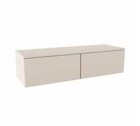 Mondiaz ALAN MODULE SMALL Meuble sous vasque 120x41x30cm 2 tiroirs push to open MDF Linen mat A45292Linen