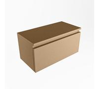 Mondiaz ANDOR Meuble sous lave-mains - 60x30x32cm - 1 tiroir - softclose - Oro F58102Oro