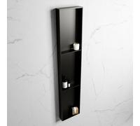 Mondiaz Easy niche 29,5x149,5x8cm - encastrable/sur meuble - 3 compartiments ouverts - Solid Surface - Urbain M80046Urban/Urban