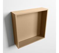 Mondiaz EASY Niche salle de bains - 29.5x8x29.5cm - à encastrer ou à monter - 1 compartiment - Oro | Oro M80011Oro/Oro