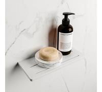 Mondiaz Easy Plancet - 14x31x1.2cm - lavabo à poser - Solid Surface - Talc mat M80183Talc