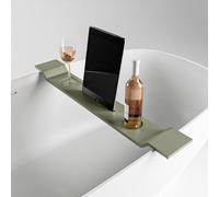 Mondiaz Easy Planche de bain - 12,5x86x4,2cm - Solid Surface - Tapis armée M80182Army