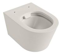 Mondiaz LAVIE WC suspendu - sans bride - 36,5 x 53 cm - Linen (blanc cassé) TP01LAVIELin