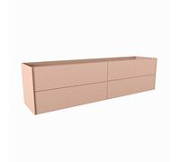 Mondiaz TENCE Meuble sous vasque - 190x45x50cm - 4 tiroirs - push to open - softclose - Rosee M37180Rosee