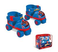Mondo - 18390 - Vélo et Véhicule pour Enfant - Set Roller Skate + Protections Ultimate Spiderman, Blu