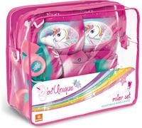 Mondo-28511 Licorne Patins+sac à patins Licorne T/22-29, rose (28511) MONDO