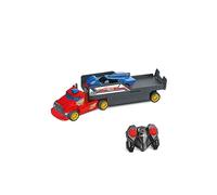 Mondo- Hot Wheels Double Truck Camion télécommandé, Couleur Noir (63681) MONDO