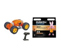 Mondo-HotWheelsPowerSnake,63583,Livrea + Piles AA Duracell Optimum (Lot de 8) - Piles Alcalines 1,5V - Jusqu’à 200% Plus Longtemps ou Plus Puissant - Alimentez Vos appareils énergivores - Recyclable,