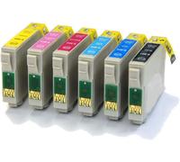 Mondo Impression - Compatible Multipack (6 Pcs) T0807 Cartouches D'Encre Pour Epson 1X T0801 T0802 T0803 T0804 T0805 T0806 Compatible Avec Epson R 265/R 285/R 360/Rx 560/Rx 585/ Rx[ENC945661]