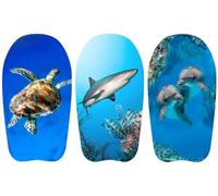 Mondo Kick Board 84 cm Assortiment de 3 Animaux Marins, Une pièce Vendue séparément, Planche de Surf Flottante pour Enfants - Planche en Mousse légère et Durable pour Enfants - Parfait pour la Plage