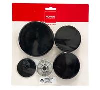 MONDO, Kit complet 4 plaques et 4 brûleurs à gaz, pour cuisines et tables de cuisson à gaz, compatible avec Indesit, Ariston, Nardi, Franke et autres marques, fabriqué en Italie