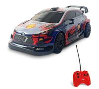 Voiture radiocommandée Hyundai i20 Mondo Motors WRC 1/28 - Rouge - 11x11x21 cm