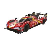 Mondo Motors Ferrari 499P Le Mans, modèle à l'échelle 1:24, jusqu'à 8 km/h de Vitesse, Voiture pour Enfants ref 63846, Couleur Rouge