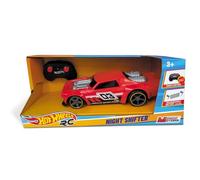 Mondo Motors Hot Wheels Night Shifter, modèle échelle 1:16, avec Batteries Rechargeables, jusqu'à 8 km/h de Vitesse, Voiture pour Enfants ref 63851, Couleur Rouge