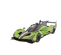 Mondo Motors Lamborghini SC63 Le Mans, modèle échelle 1:24, jusqu'à 8 Km/h de Vitesse, Voiture pour enfantsref 63838, Couleur Verte
