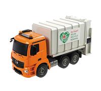 Mondo Motors- Mercedes Arocs Poubelle, Camion, Radio Commande, 63523, Gris, 1:20