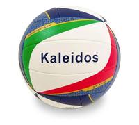 MONDO Sport Beach Volley BV-1000 Ballon de Jeu en Cuir synthétique Souple Taille 5 en intérieur Blanc, Rouge, Vert, Bleu - 13678