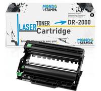 Mondo Stampa Tambour compatible avec Brother DR2000 Laser de 12 000 pages | Convient également pour DR2005 et DR350. Parfait pour DCP-2010 DCP-7020 HL-2030 HL-2070N MFC-7220 MFC-7820N. Tambour toujours