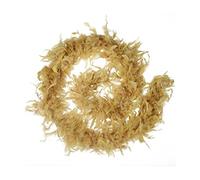 Mondo Tessuti Bouée de Plumes - Véritable Plume d'origine animale, or, L